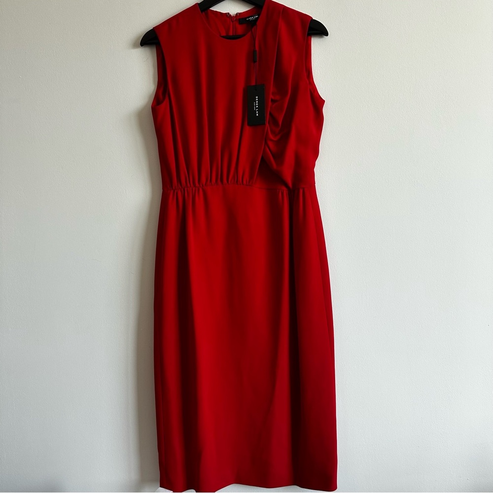 Derek Lam Ruched Bodice Silk Dress - Picture 3 of 9